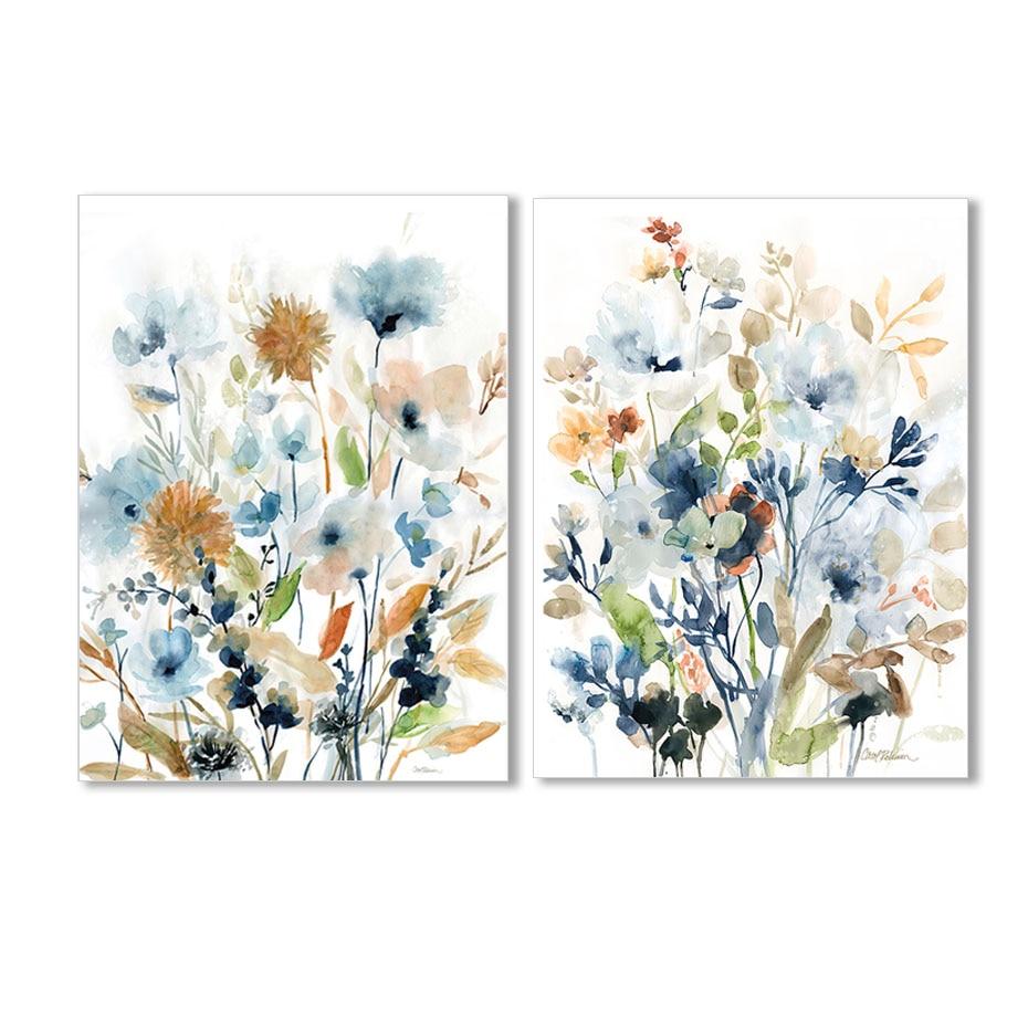 Tableau Scandinave Fleurs