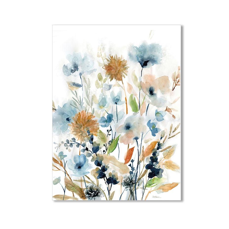 Tableau Scandinave Fleurs