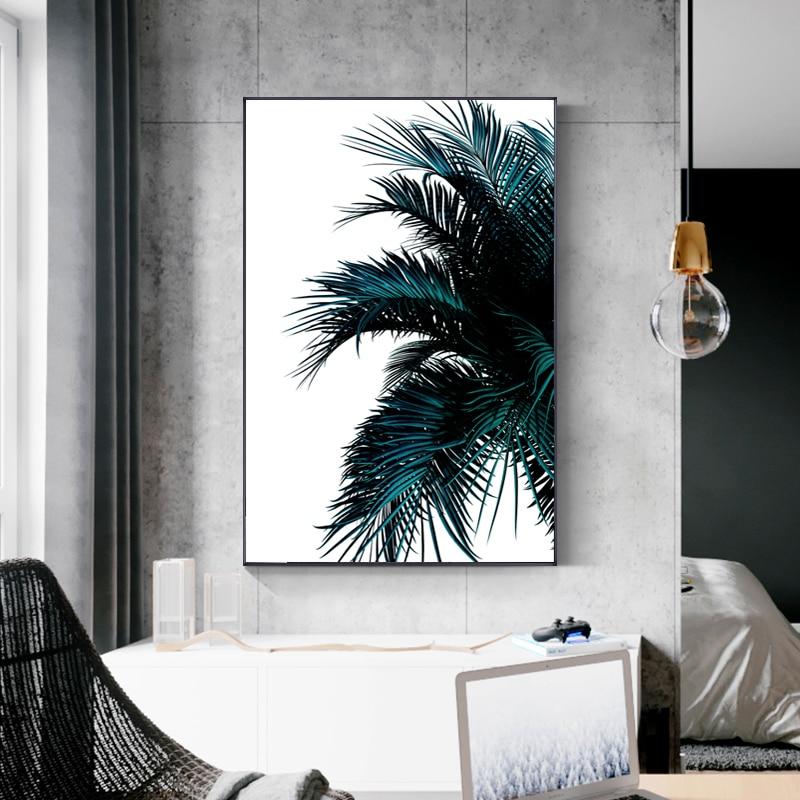 Tableau Scandinave Feuille Tropicale - 1704