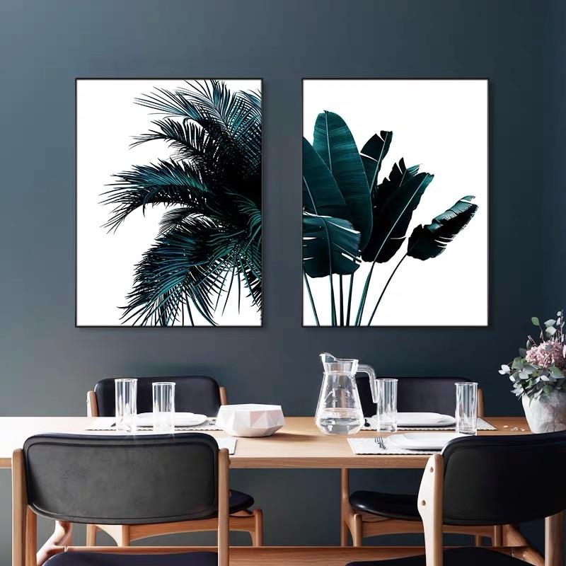 Tableau Scandinave Feuille Tropicale - 1704