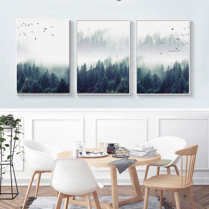 Tableau Scandinave Forêt - 1704