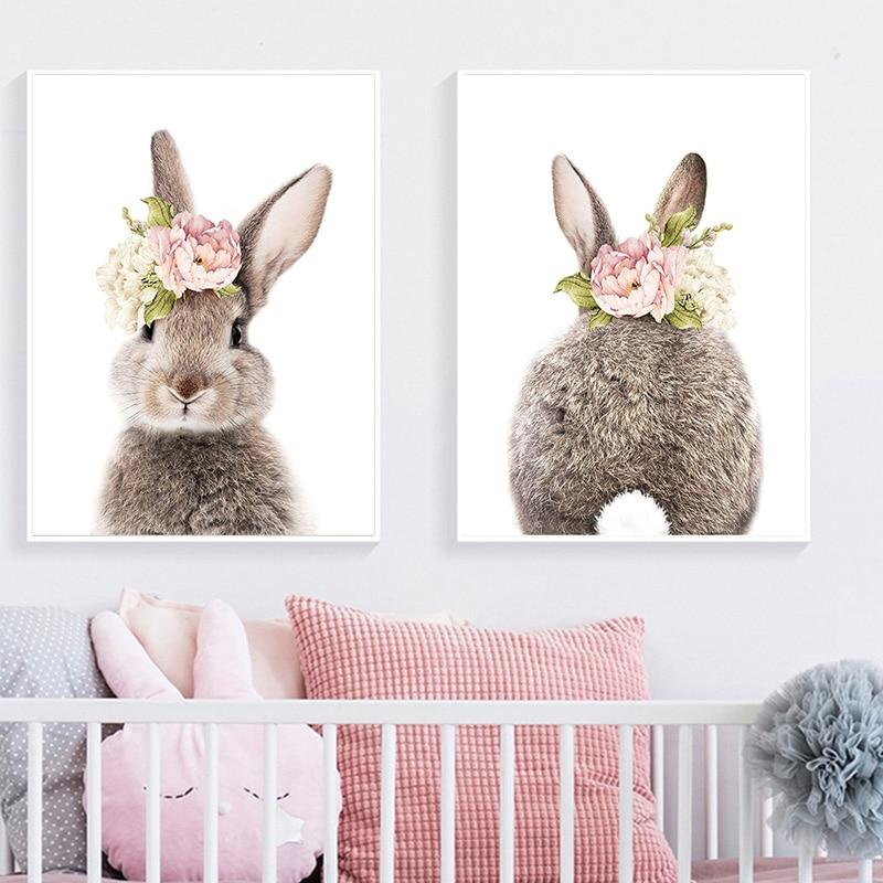 Tableau Scandinave Lapin