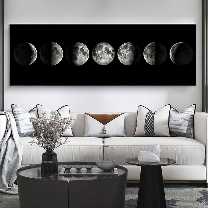 Tableau Moderne Lune - 1704