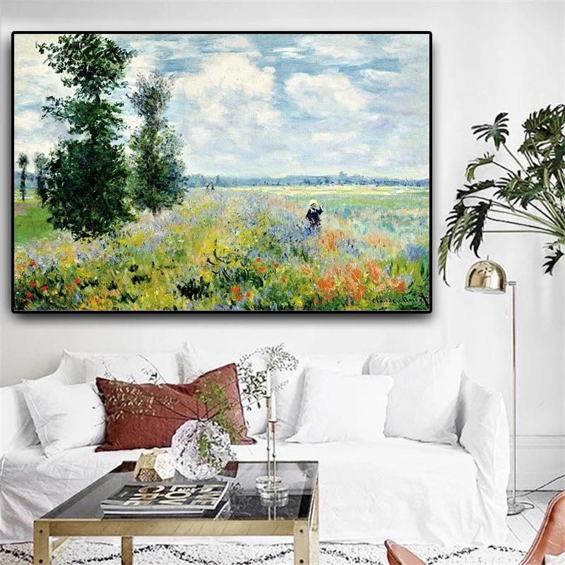 Tableau Scandinave Paysage Campagne