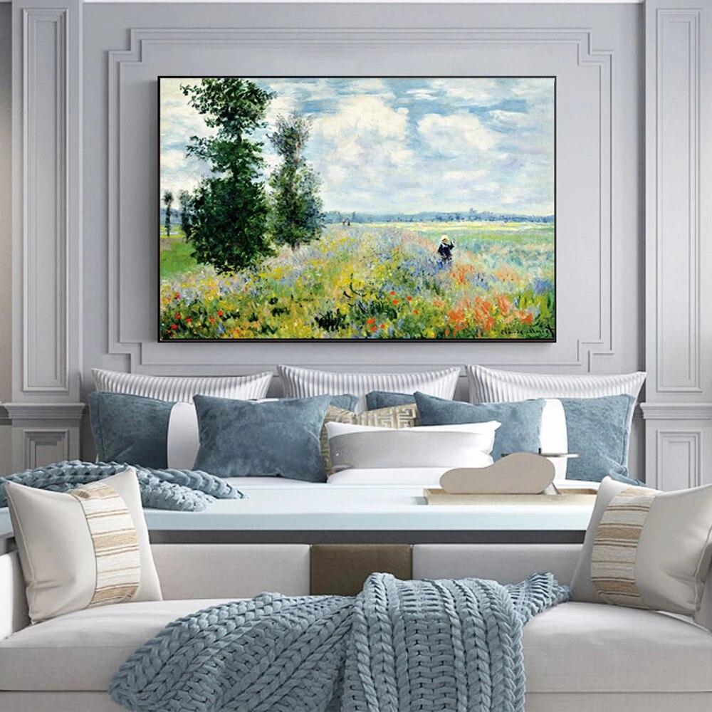 Tableau Scandinave Paysage Campagne